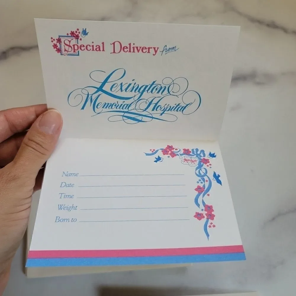 Vintage baby shower invitations & cards Sparrow